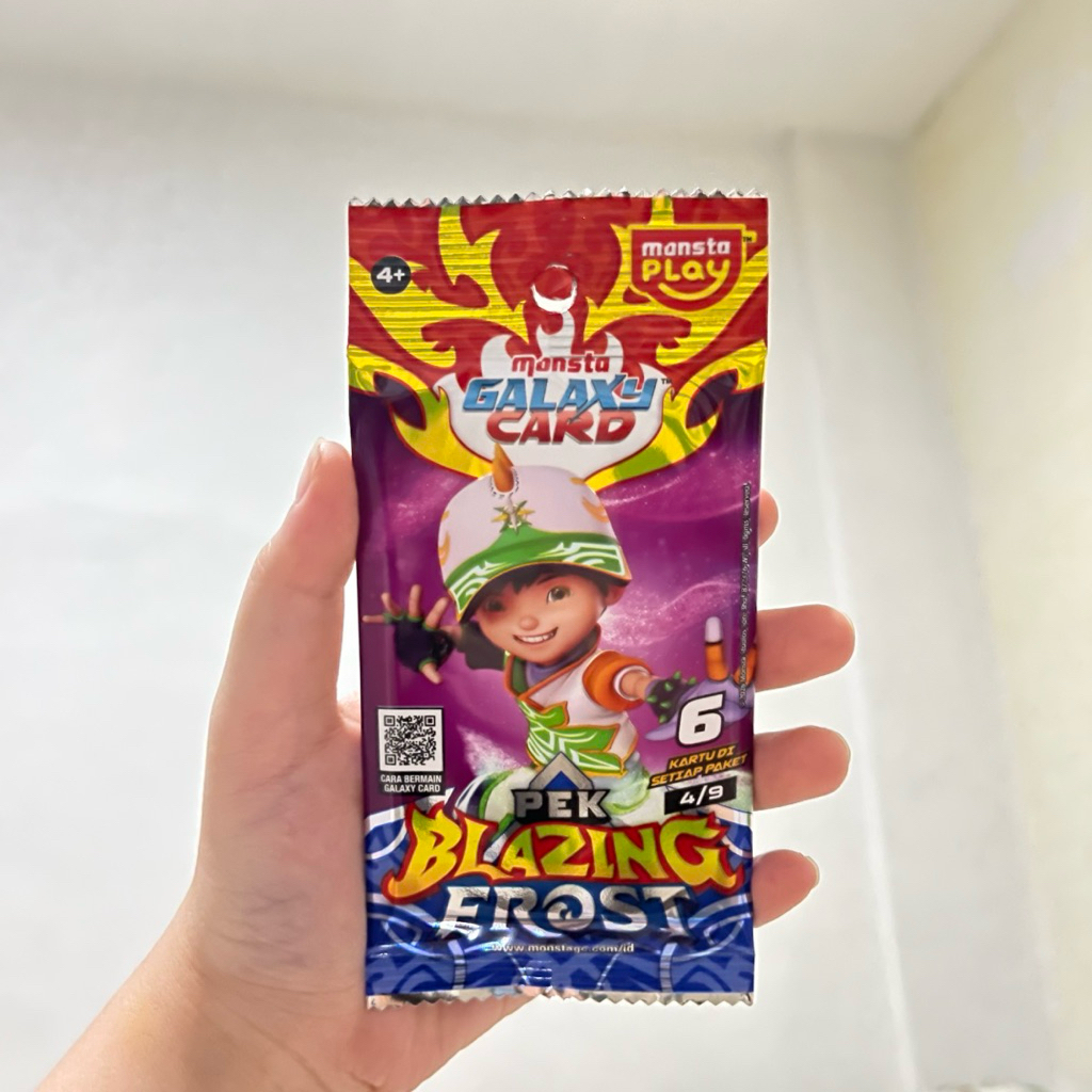 Kartu BoBoiBoy SORI Pek Blazing Frost INDONESIA no 4/9