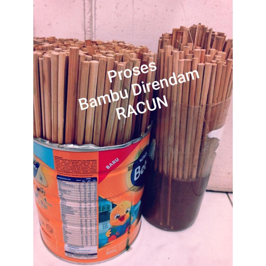 Racun Pohon Pisang model (Bambu Tusuk)