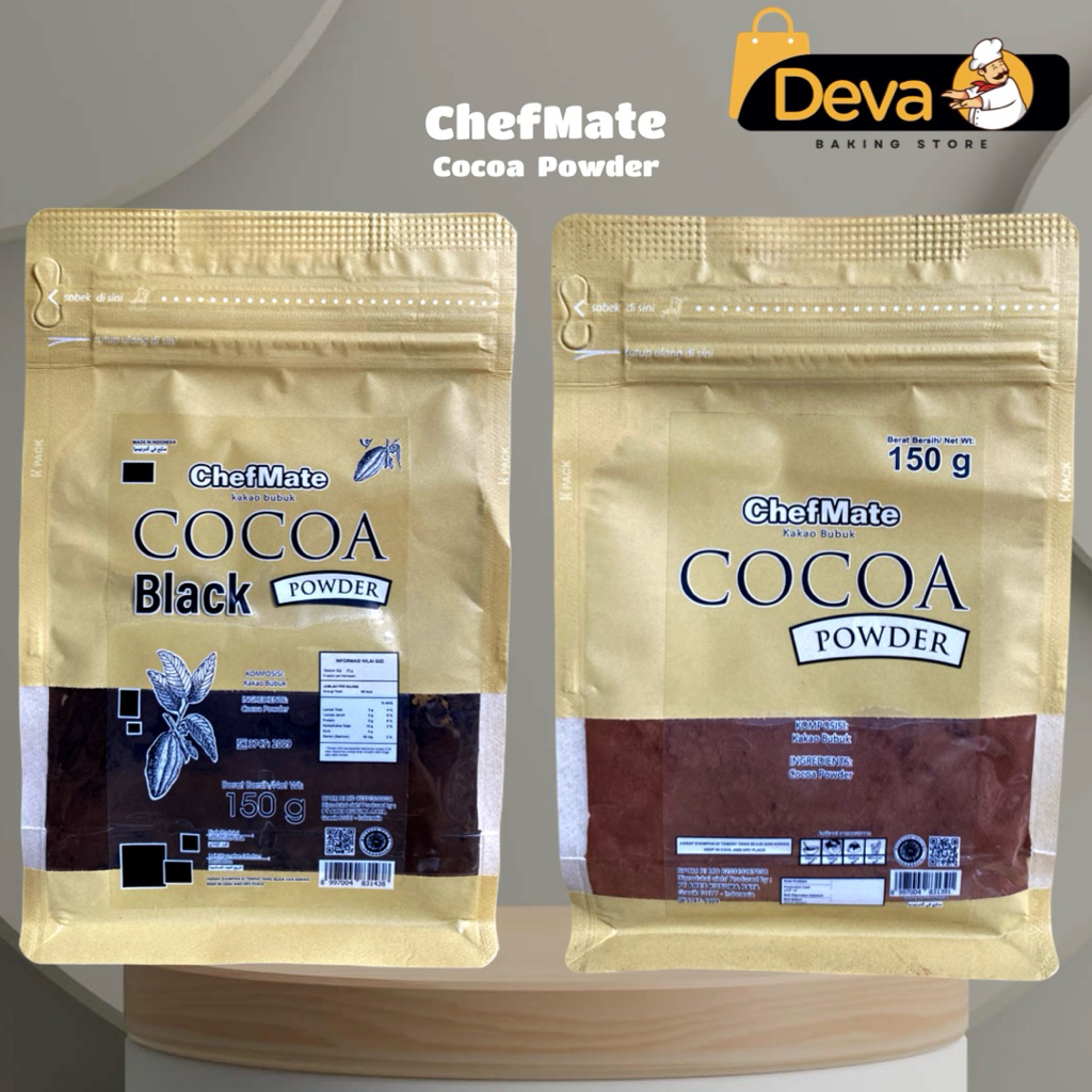 Chefmate Cocoa Powder - Chefmate Coklat Bubuk 150gr