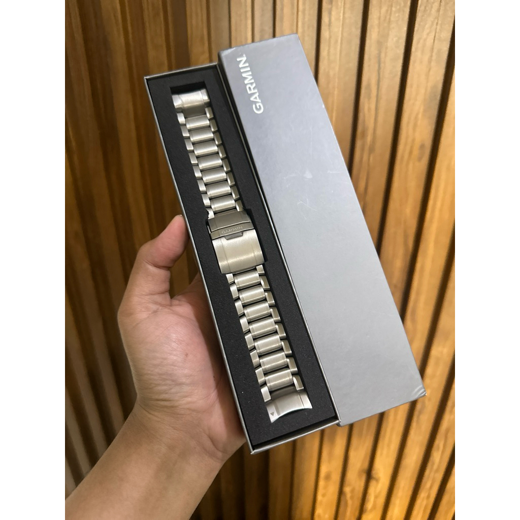 Strap Tali jam original Garmin fenix 6 dan 6x titanium dLC