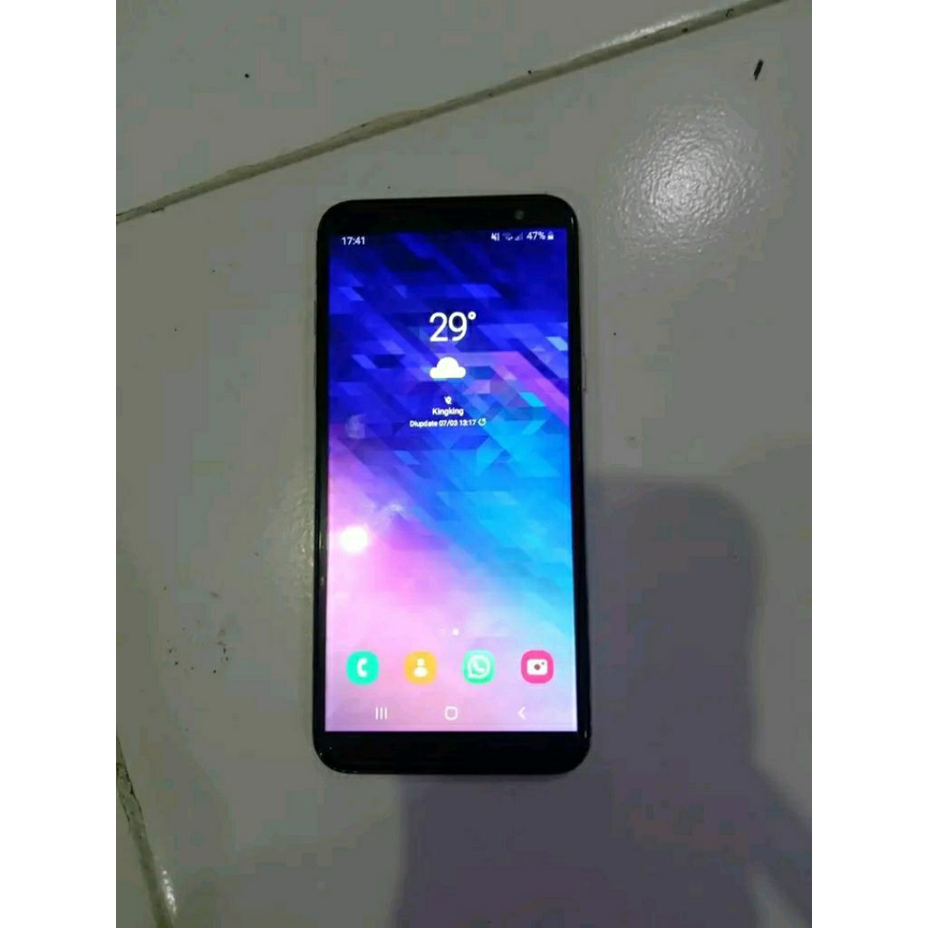 samsung a6 bekas ,ram 3 2018 normal