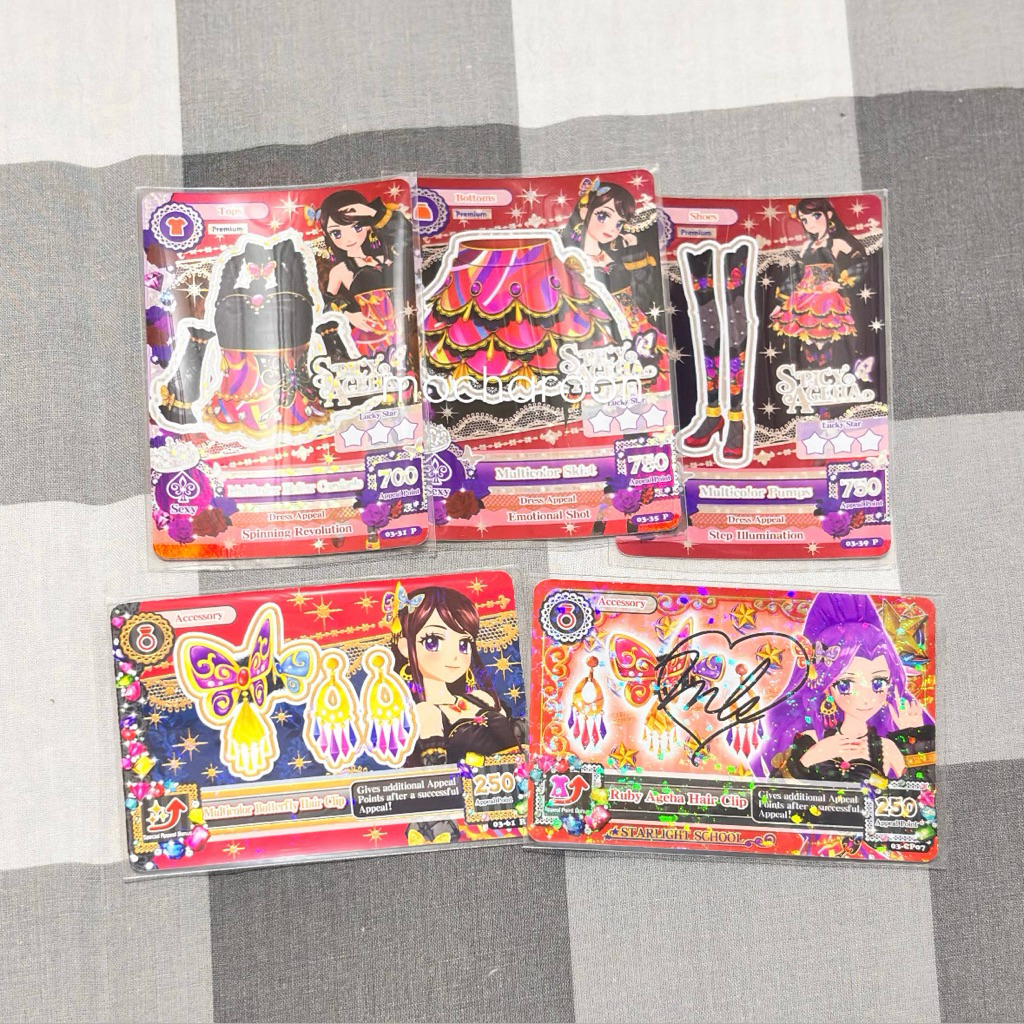 Aikatsu Cards Kartu Aikatsu Set Premium Ran Spicy Ageha (BACA DESKRIPSI)