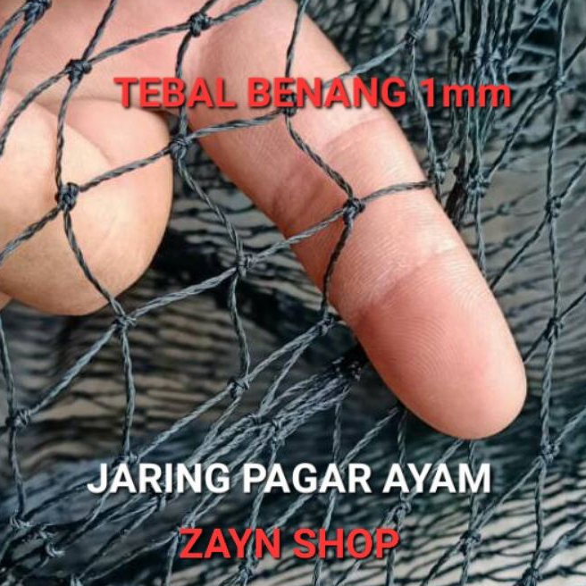Jaring Pagar Ayam Ukuran 2 x 10 Meter Jaring Bebek Jaring Serbaguna
