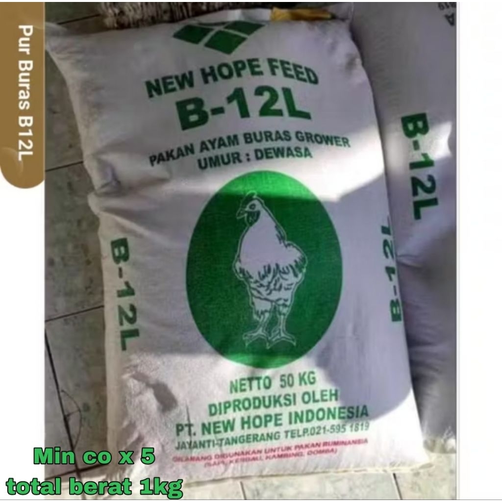 Pakan Ayam Pur Repack  Cocok Untuk Ayam Bangkok, Kub, Joper dan Pedaging