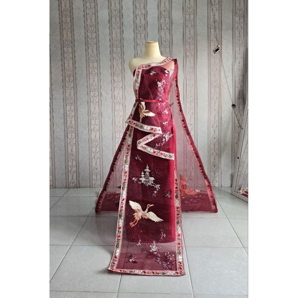 Cheongsam dress / gaun sangjit / baju tjingjing / qibao