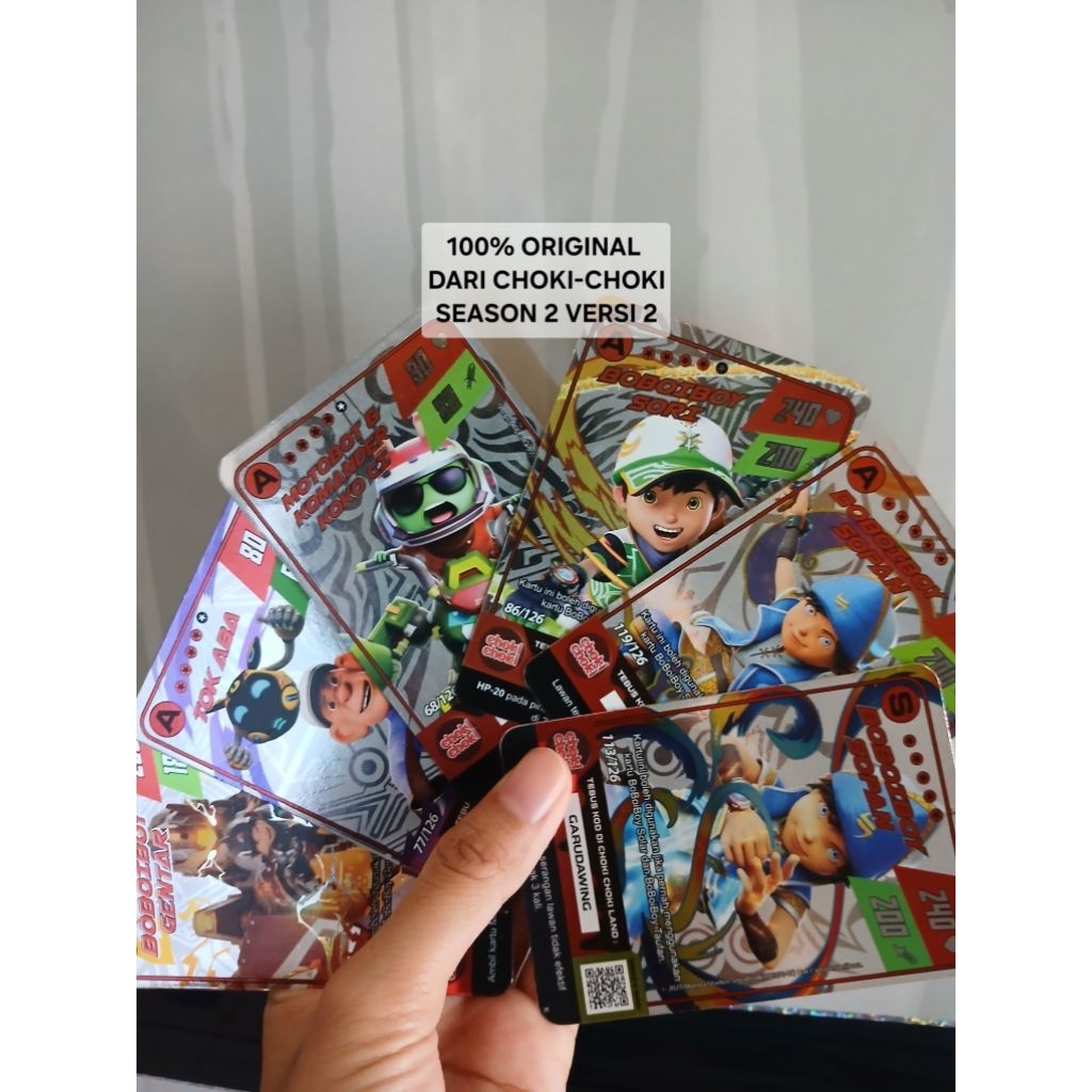 HARGA 1 KARTU Monsta Galaxy Card Boboiboy Choki Choki Kartu Boboiboy Hologram Emas Foil Kartu Boboyb