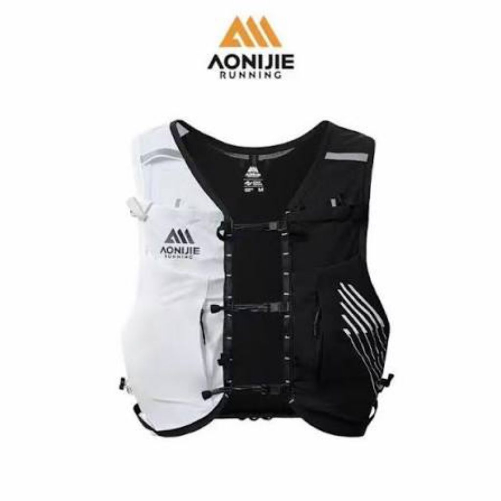 hydropack aonijie C9116  hydration vest. black red for trail running ultra trail running ultra marat
