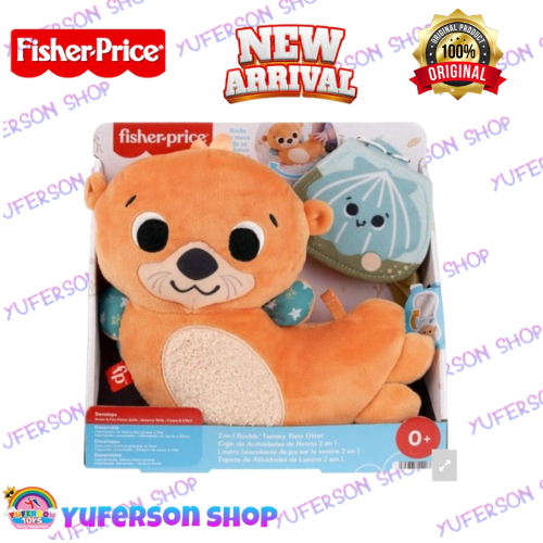 Mattel Fisher Price 2 In 1 Rockin Tummy Time Otter HXG96