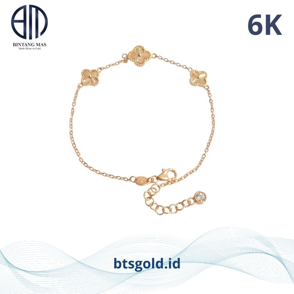 Gelang Emas Rante Alhambra | 6K