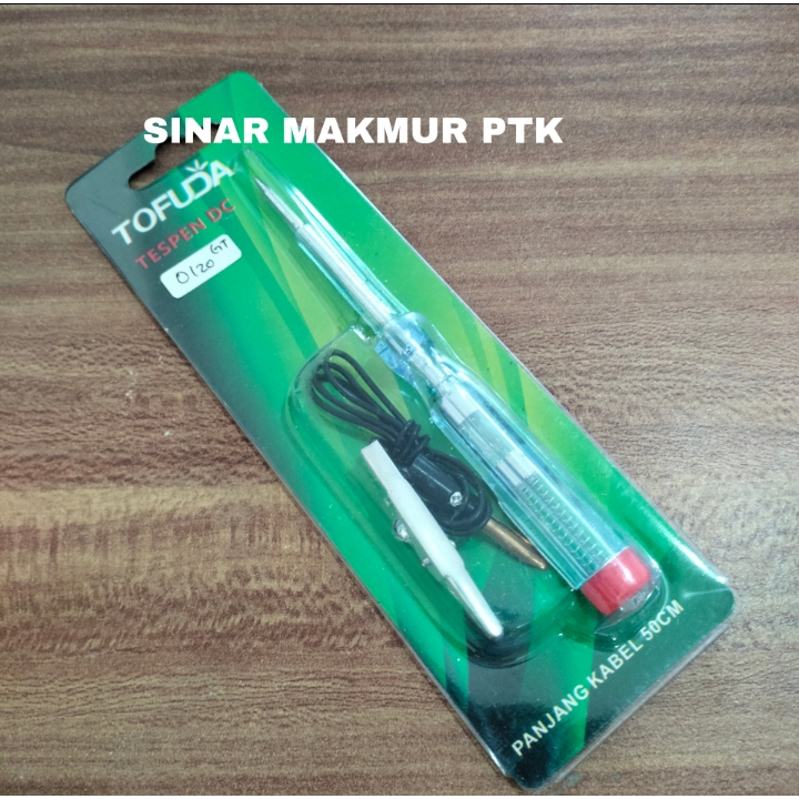 TESTPEN KABEL DC - TESPEN KABEL AKI DC - TEST PEN MOBIL MOTOR TOFUDA TESPEN DC