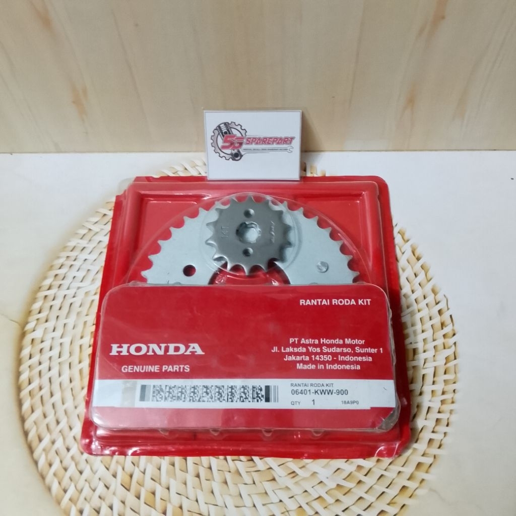 GEAR SET GIR SET KWW REVO 110 06401-KWW-900 HONDA