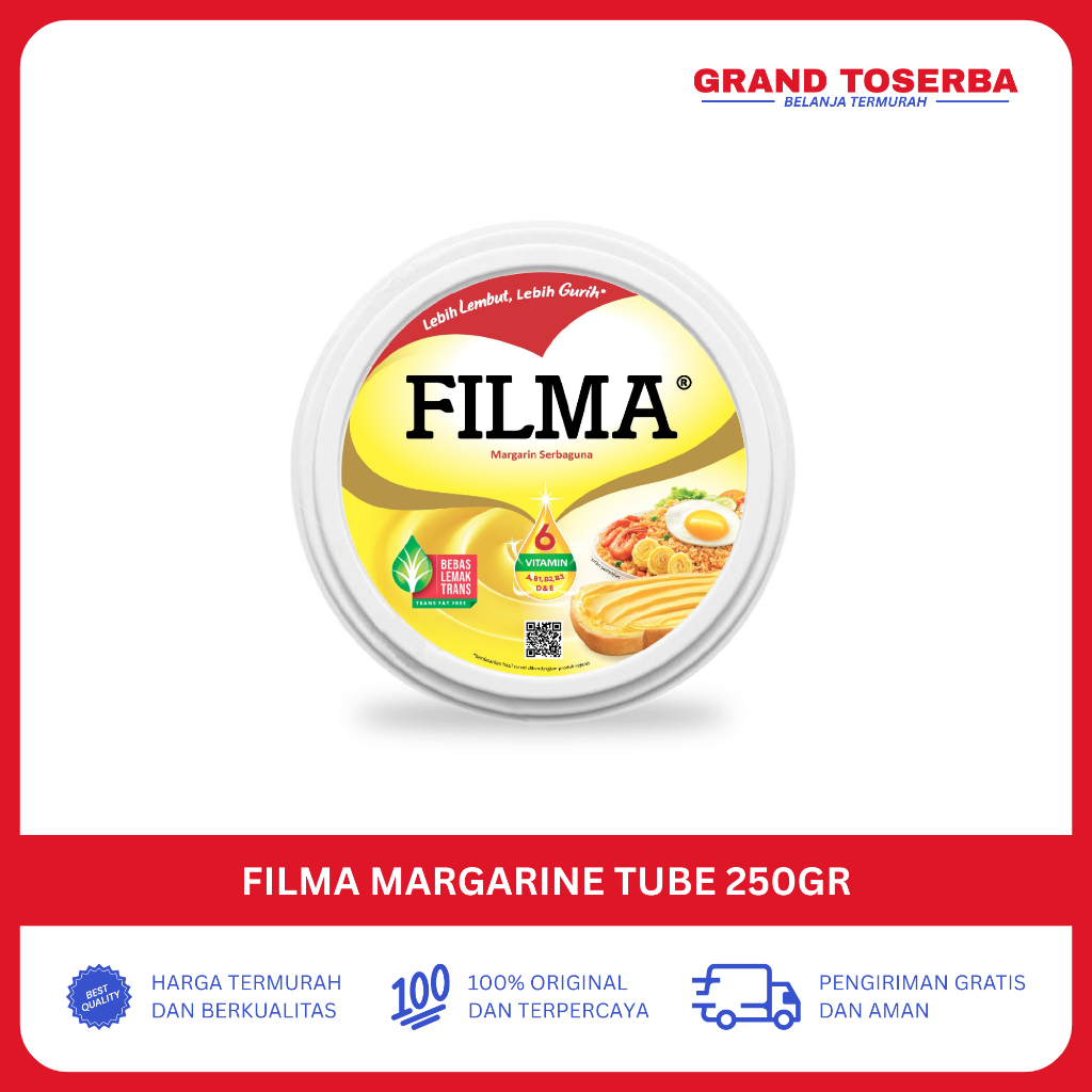 Filma Margarin Serbaguna Tube 250gr