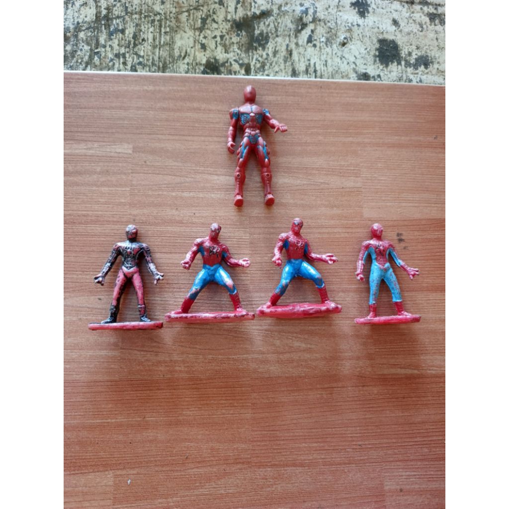 mainan anak spiderman second borongan semua