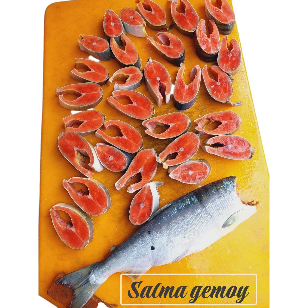 ikan salmon steak salmon utuh segar salmon nowaigia