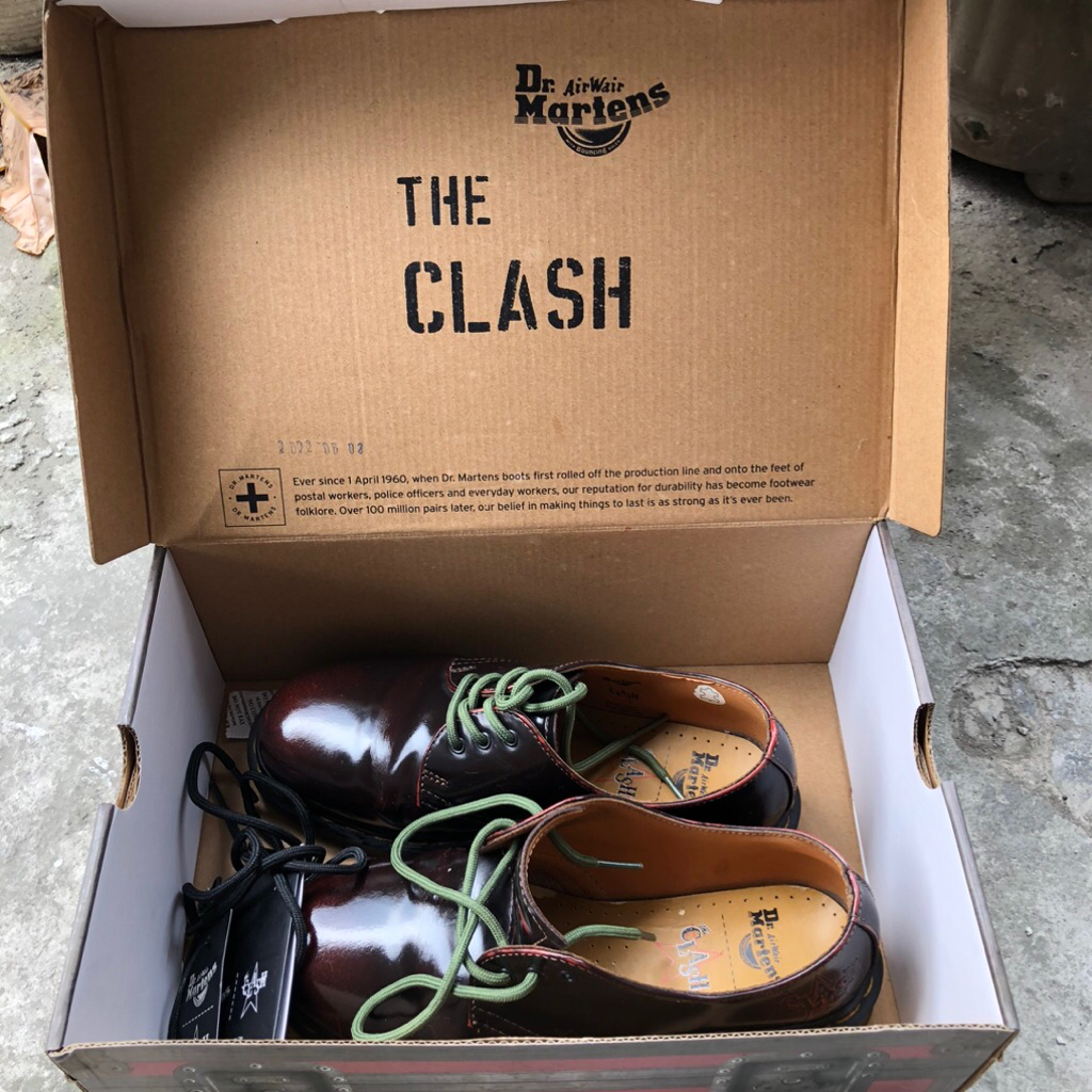 Dr. Martens x The Clash 1461 Red Cherry Arcadia Rare & Limited Item