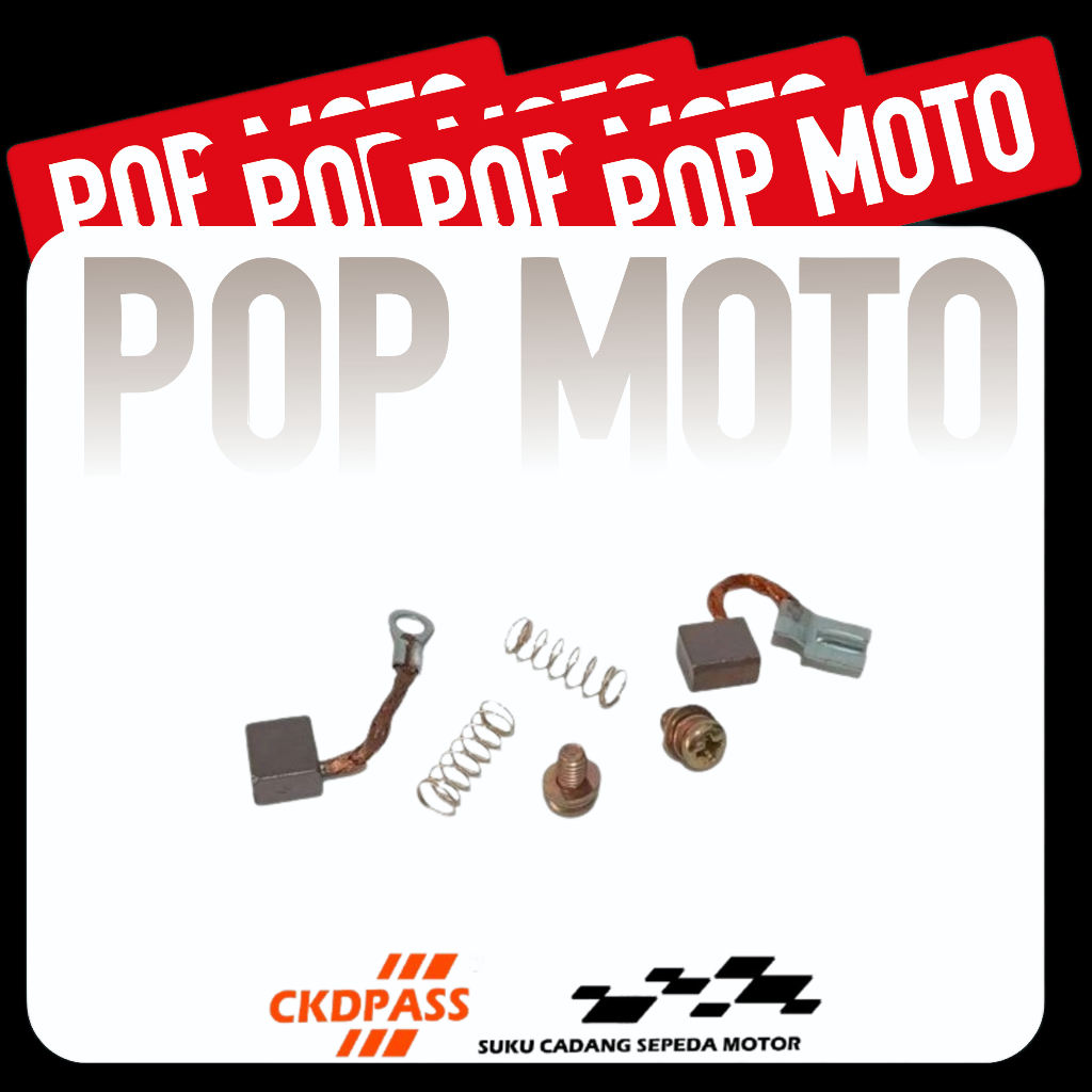 CKD PASS - Cool Starter Mio Arang Kul Dinamo Stater Carbon Brush Yamaha Mio Karbu Smile Sporty Fino 