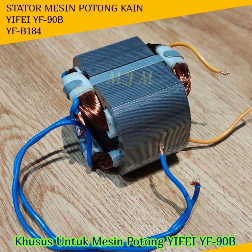 Stator Gulungan Mesin Potong Yifei YF-90B / Lilitan Dinamo Mesin Potong Kain YF-B184 ( mesin jahit /