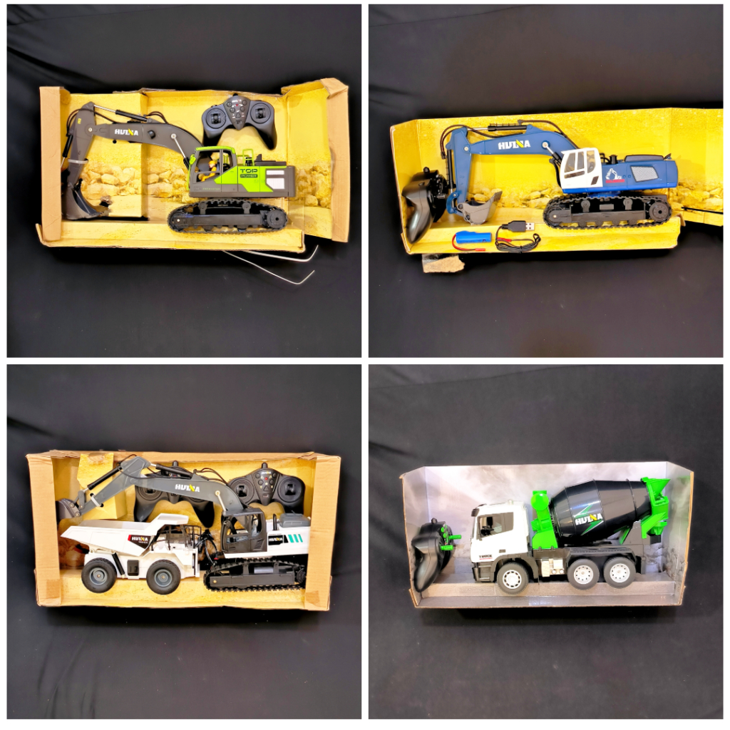 sale cuci gudang mainan rc alat berat excavator HUINA 1661 , HUINA 1558 , HUINA 1557, HUINA1559 2 in