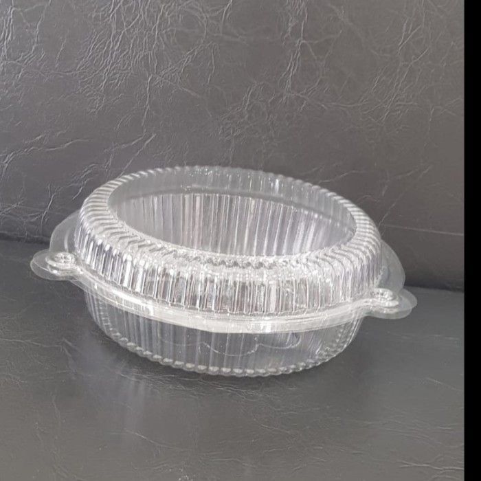 SL MIKA BOLU BULAT PLASTIK FOOD GRADE MIKA BENING 16 CM