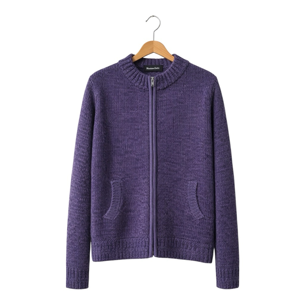 (Woman) Jacket Zipper Knit Massimo Dutti