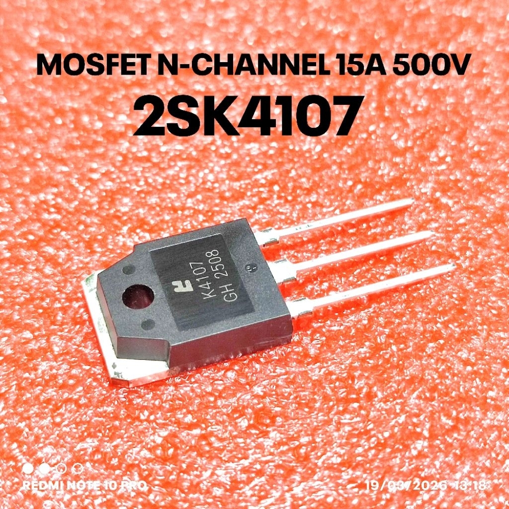 MOSFET N-CHANNEL 2SK4107 K4107 K 4107 15A 500V
