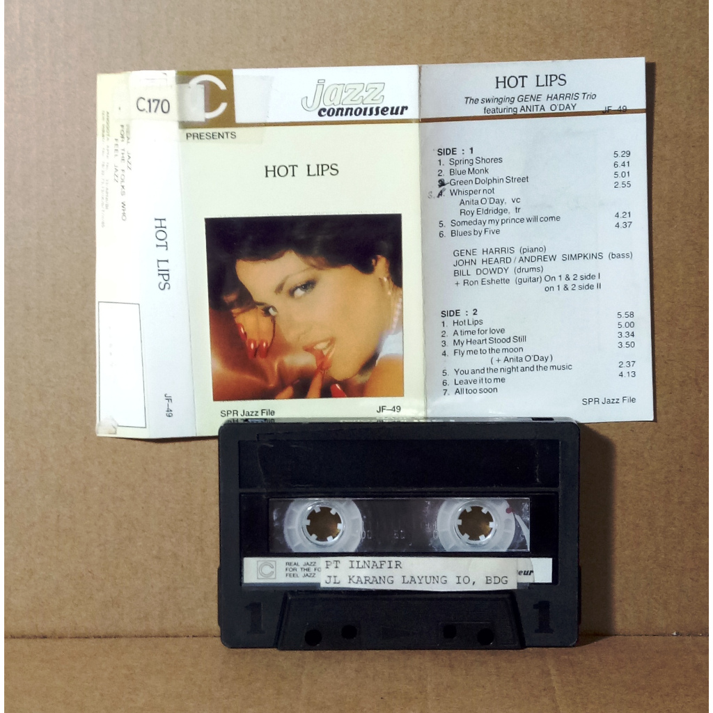 GENE HARRIS TRIO feat ANITA O DAY - HOT LIPS - Kaset