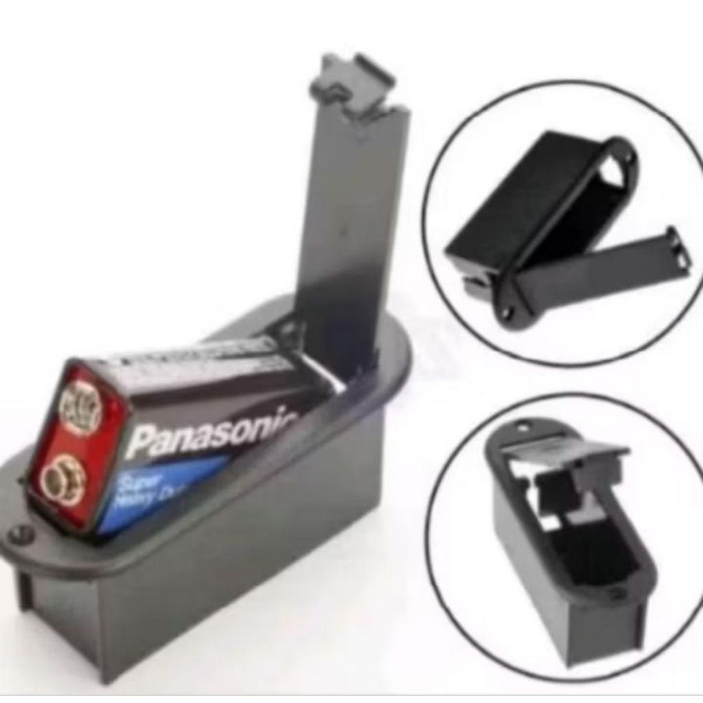 Box Battery Kotak 9V Gitar elektrik/ Acoustik
