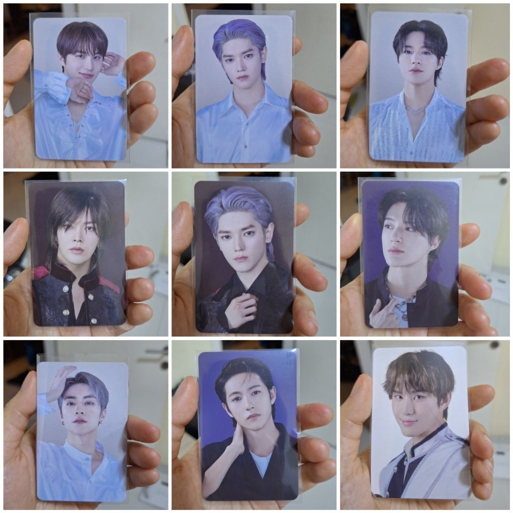 Photocard Konsep NCT Official Taeyong, Jungwoo, Yuta, Jeno, Renjun, Xiaojun