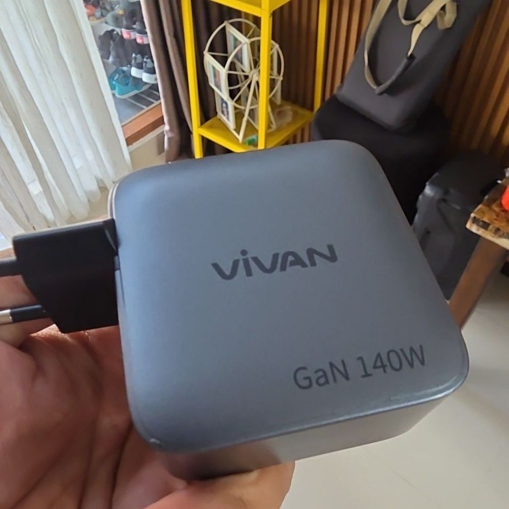 Charger Vivan 140W Fast Charging Original – Charger Laptop & HP Super Cepat