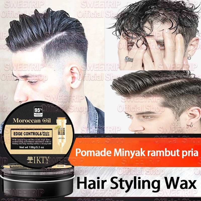 Pomade Minyak rambut pria 150gr Hair Wax Pria Classic Pomade Rambut Sepanjang Hari Penata Rambut Pri