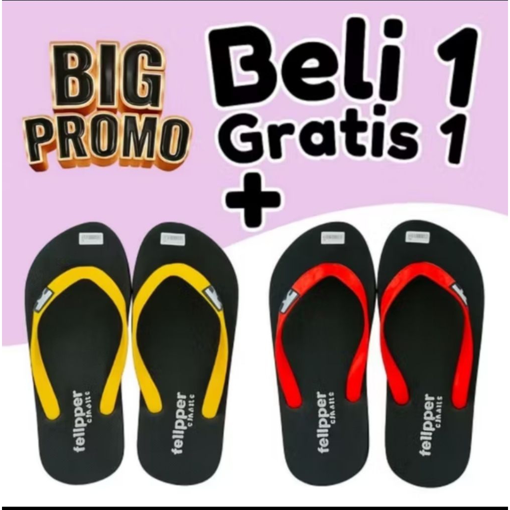 Sandal Flipper Pria Wanita Desain Flipper Modern Anti Slip
