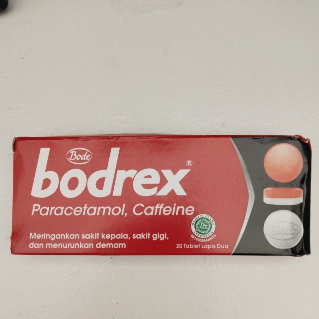 Bodrex Paracetamol 1 box / sakit kepala