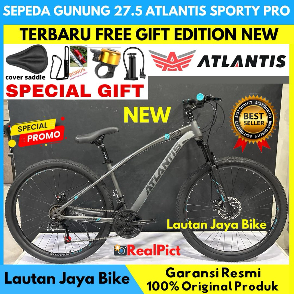 Sepeda MTB 27.5 ATLANTIS 730 REM CAKRAM Sepeda Gunung