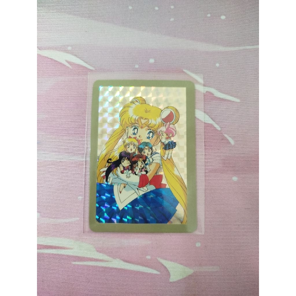 Kartu Hologram Sailor Moon Vintage Anime Card Rare Jadul Collectible