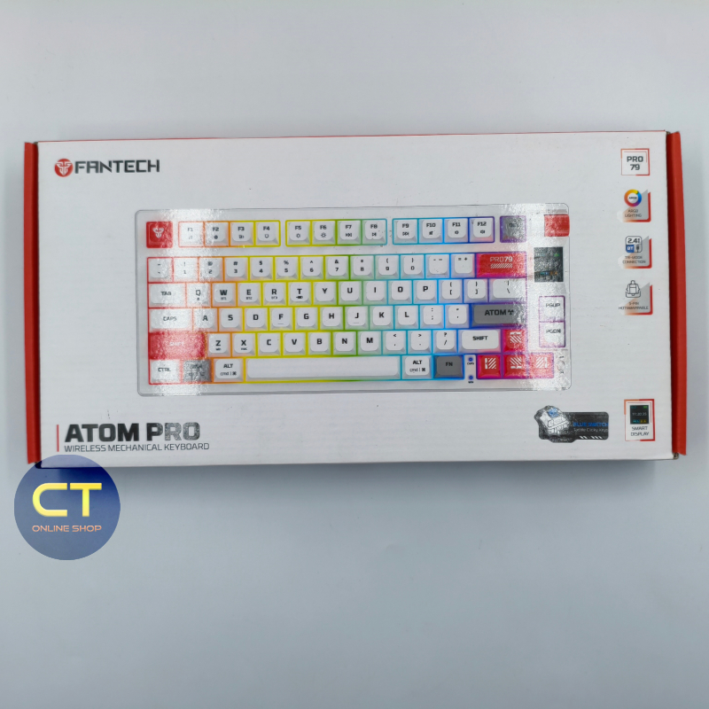 (Ex-Display) FANTECH Keyboard Gaming ATOM PRO79 PRO-79 MK917 MK-917 Mechanical Tri Mode Connection