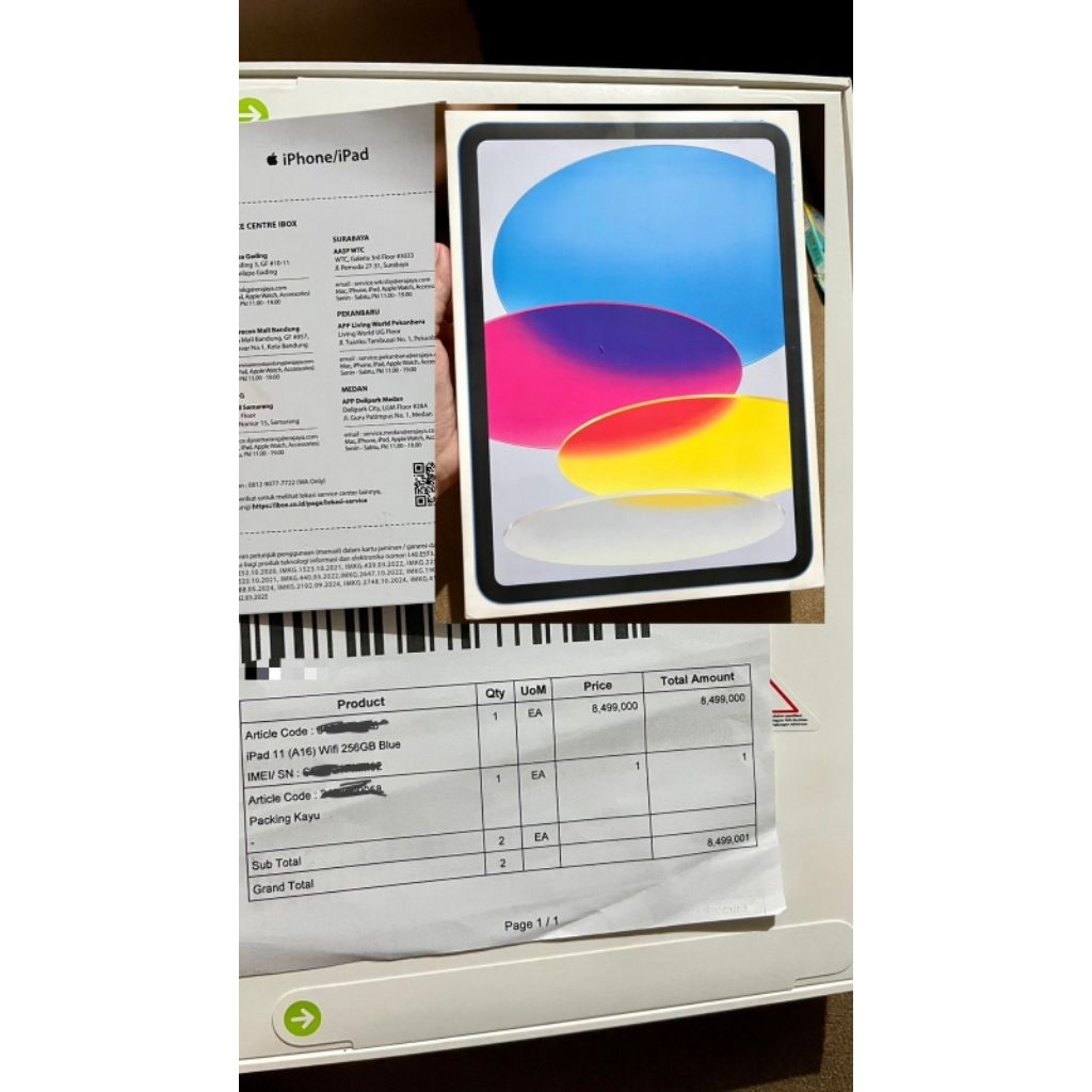 apple ipad gen 11 a16 256gb
