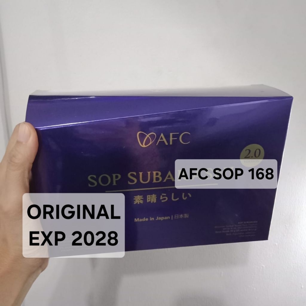 ECER SOP SUBARASHI GOLD Harga per sachet AFC JAPAN ORIGINAL PRODUCT EXP 2028