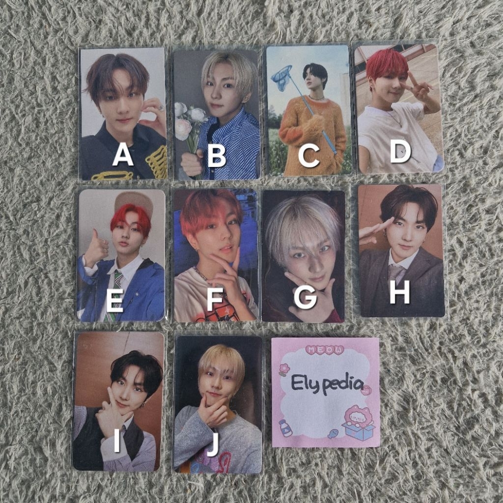 [READY] ENHYPEN Jungwon Official Benefit & Lucky Draw Photocard POB PC LD (YOU, YOI, Sadame, Manifes