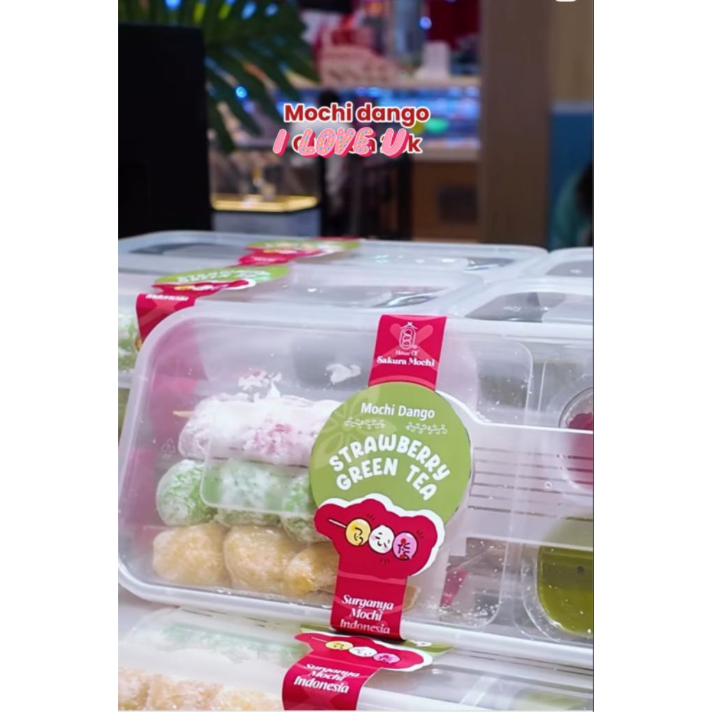 MOCHI DANGO SAKURA MOCHI Makanan Khas Cemilan Oleh-oleh Jogja