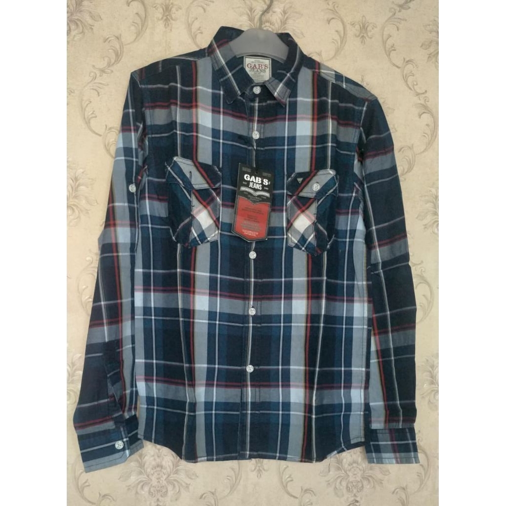 Kemeja pria lengan panjang Gabrielle original