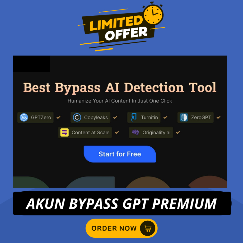 Akun Bypass GPT Premium Account BypassGPT AI Detector Undetectable Checker