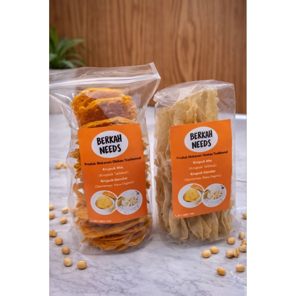 Kerupuk mie / Kerupuk sorgum / Kerupuk gendar organic / Kerupuk gendar beras organic