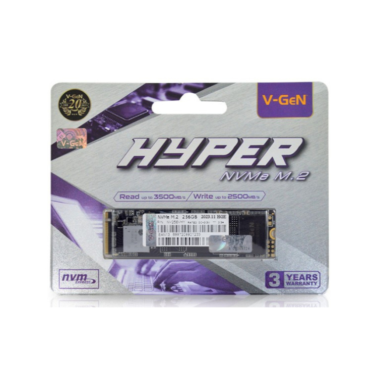 SSD V-Gen M.2 NVMe Hyper 256GB