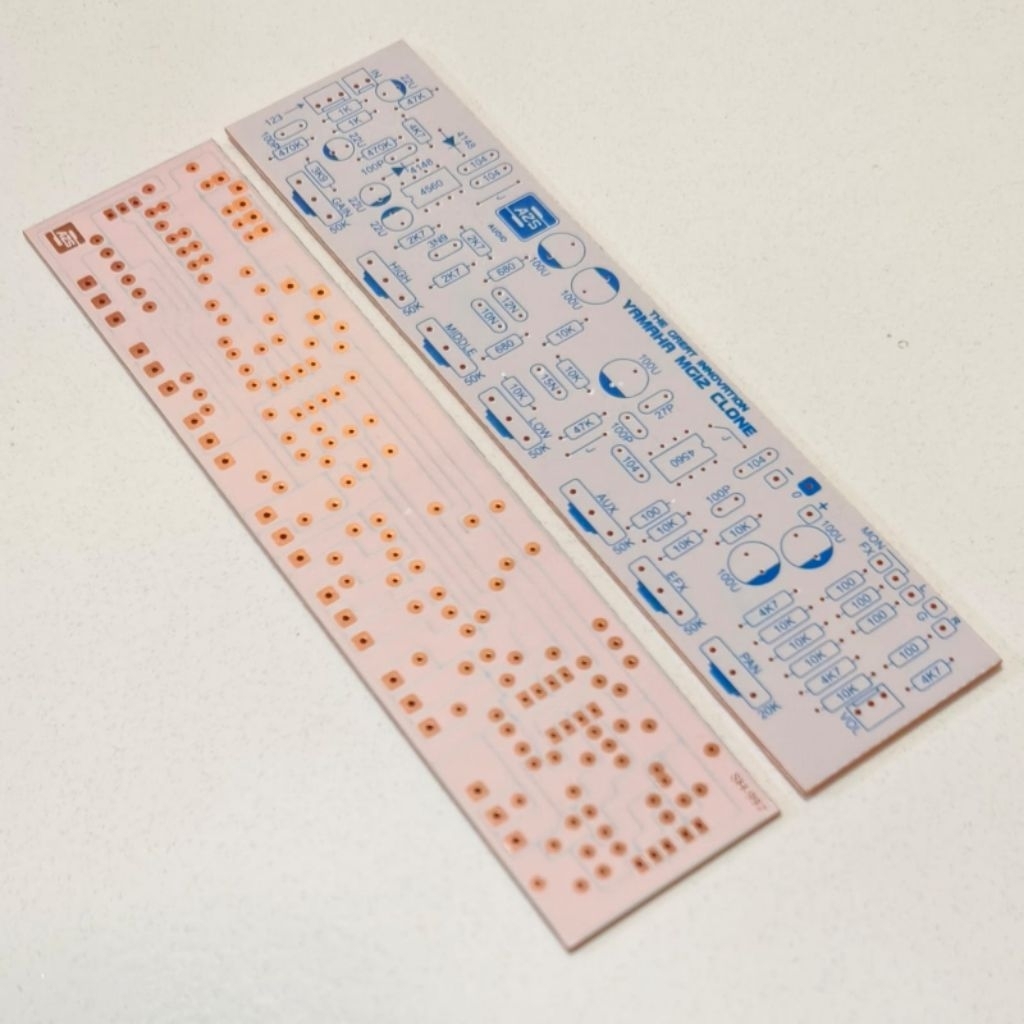 PCB Mixer Clone Yamaha 7 Potensio MG12 Amplifier