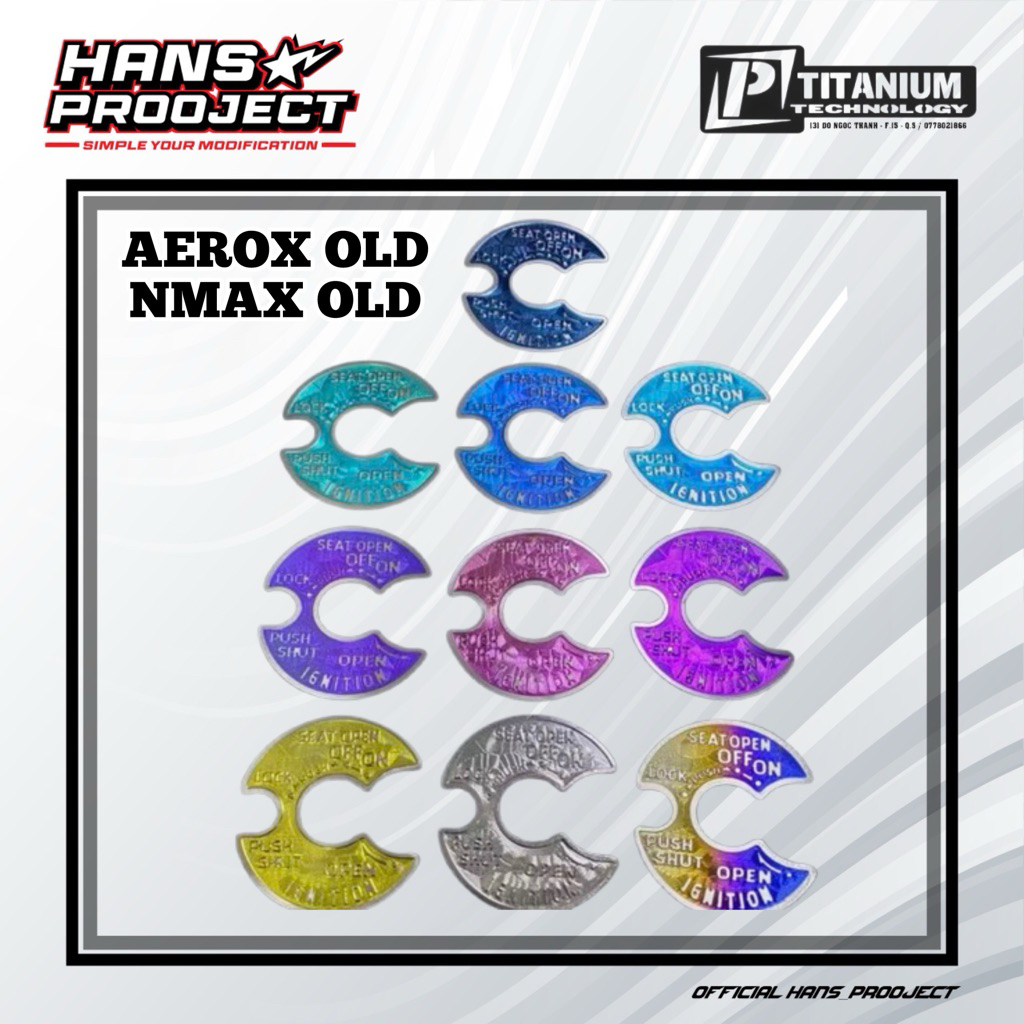 Emblem Cover Kunci Nmax Old & Aerox Old Original