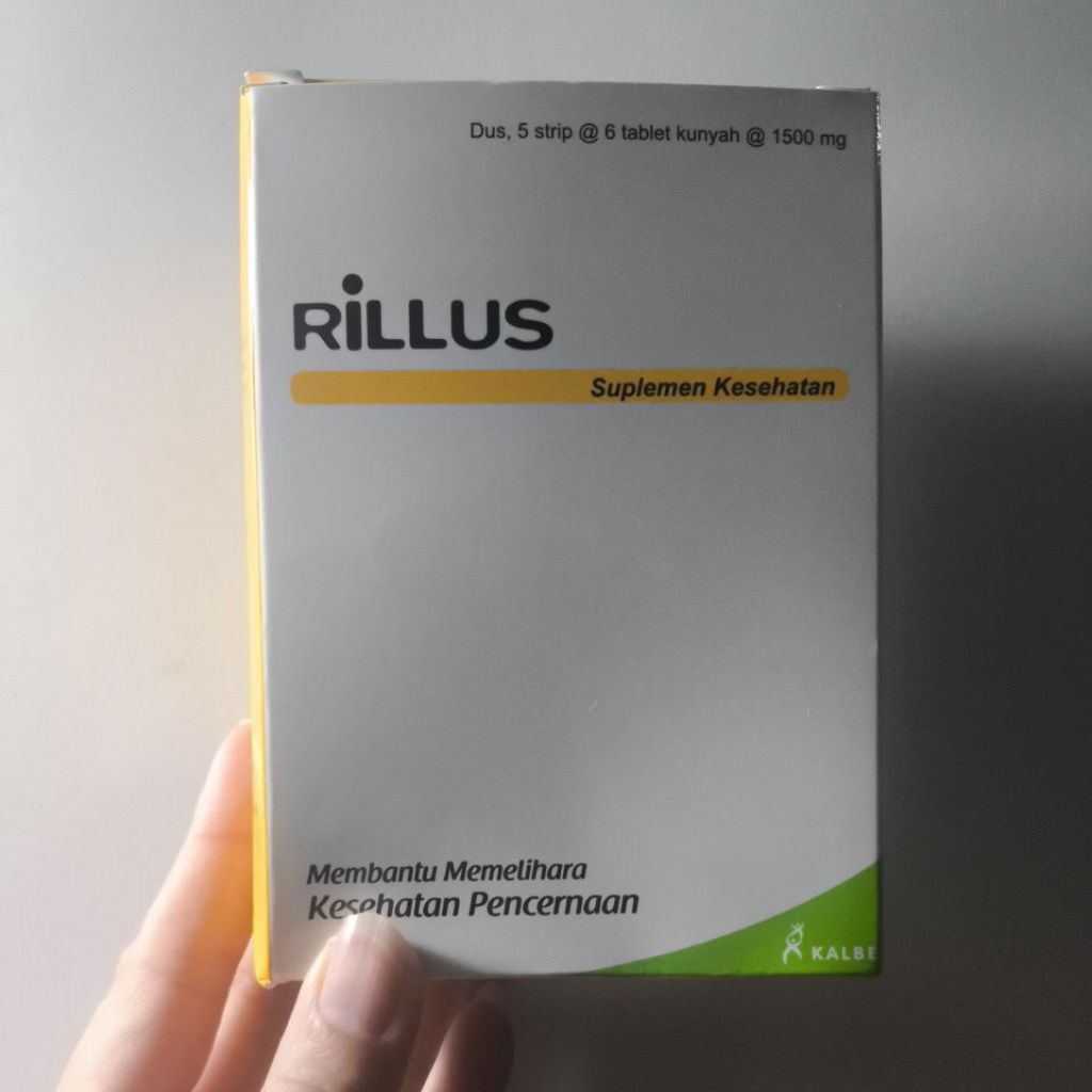 Rillus Suplemen Probiotik isi 30 tablet kunyah