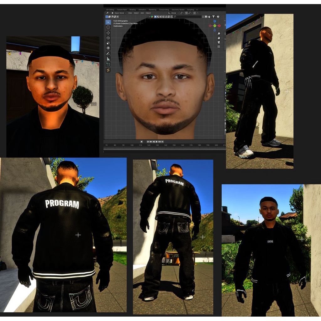 Custom Ped, Baju Fivem