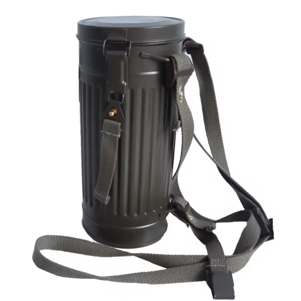 German Gas Mask Canister WW2 Reproduction – Metal Impor