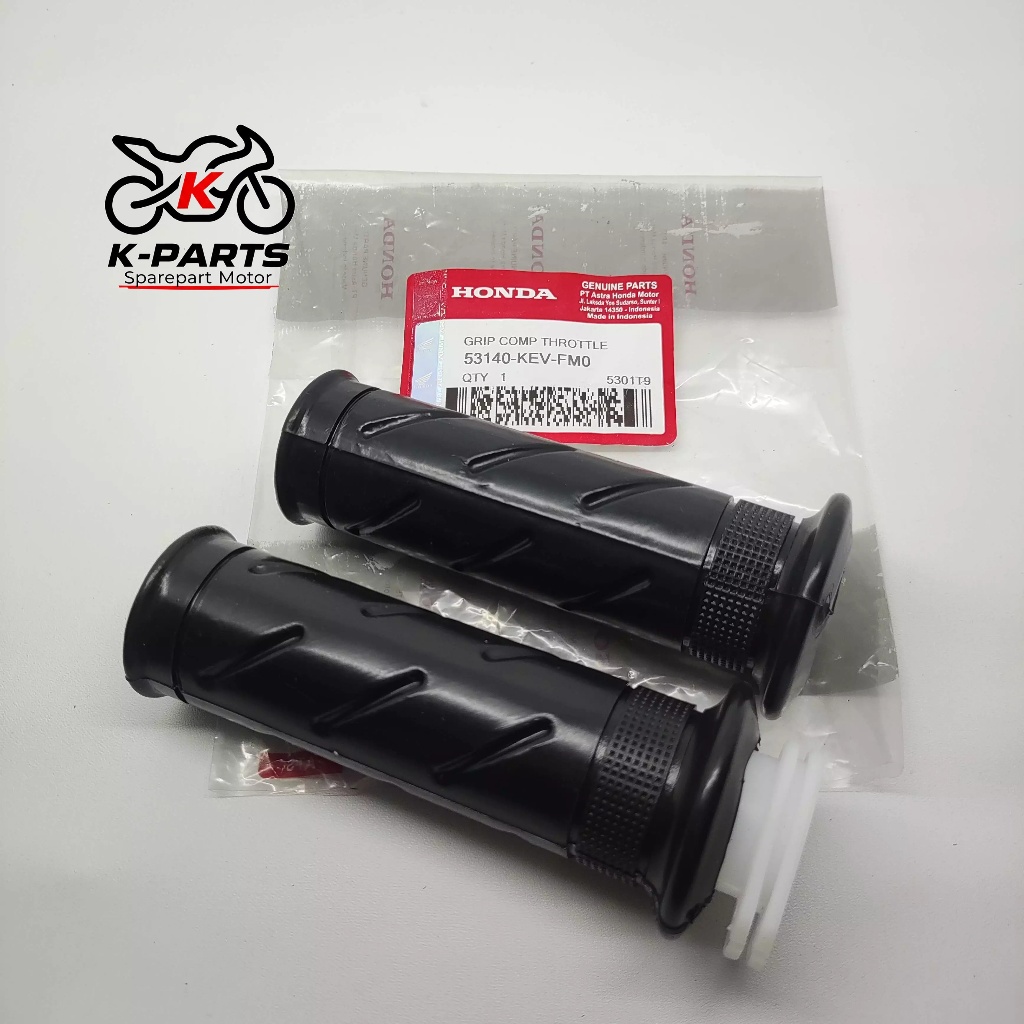 Handgrip Handfat Sarung Gas Set Karet Stang KEV Motor Supra X Supra Fit Supra X 125 Fit New