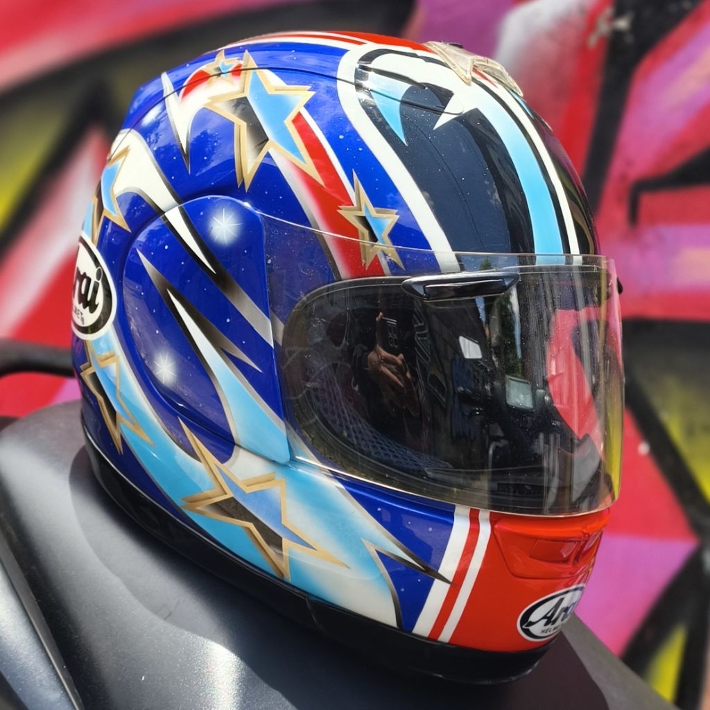 ARAI RX7-RR3 ORIGINAL NAKANO RABBIT RED 99 sz L